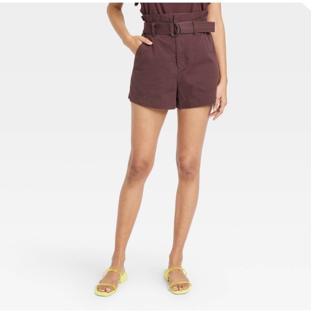 ⭐️ a new day Women's High-Rise Utility Shorts - Brown Size 4